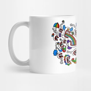 Clown Doodles Mug